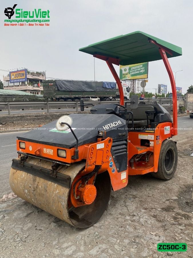 Xe lu rung nhỏ 3.6 tấn Hitachi ZC50C-3 Nhật Bản (34221)