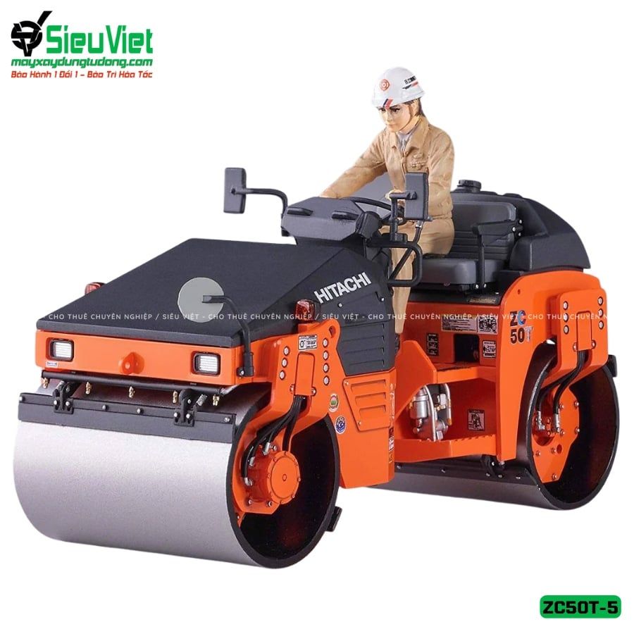 Xe lu rung nhỏ 3.7 tấn Hitachi ZC50T-5 Nhật Bản - Chính hãng, giá tốt