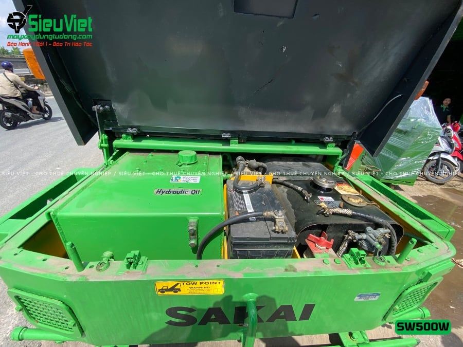 Xe lu rung nhỏ 4 tấn Sakai SW500W Nhật Bản (VSW1810446)