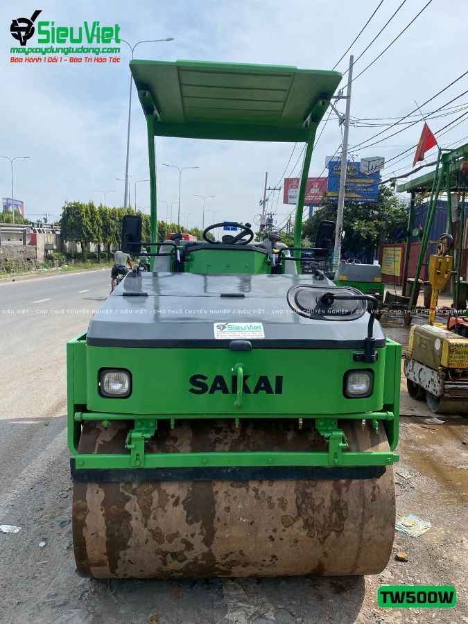 Xe lu rung nhỏ 3.3 tấn Sakai TW500W-1 Nhật Bản (VTW1520579)