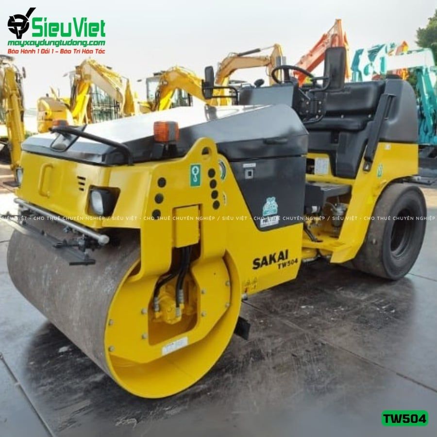 Xe lu rung nhỏ 3.5 tấn Sakai TW504 Nhật Bản (Mới 100%)