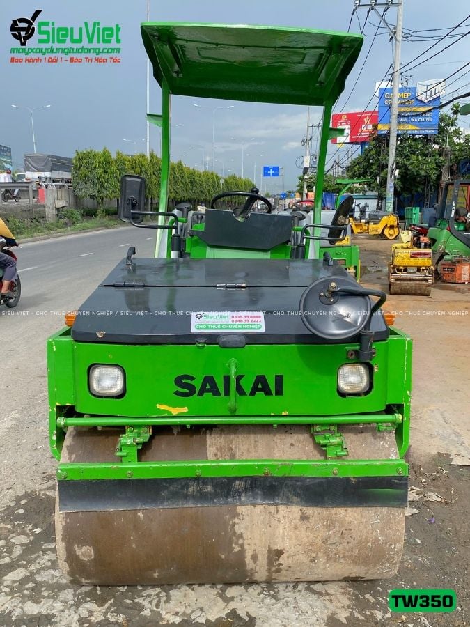 Xe lu rung nhỏ 2.5 tấn Sakai TW350-1 Nhật Bản (VTW1410491)