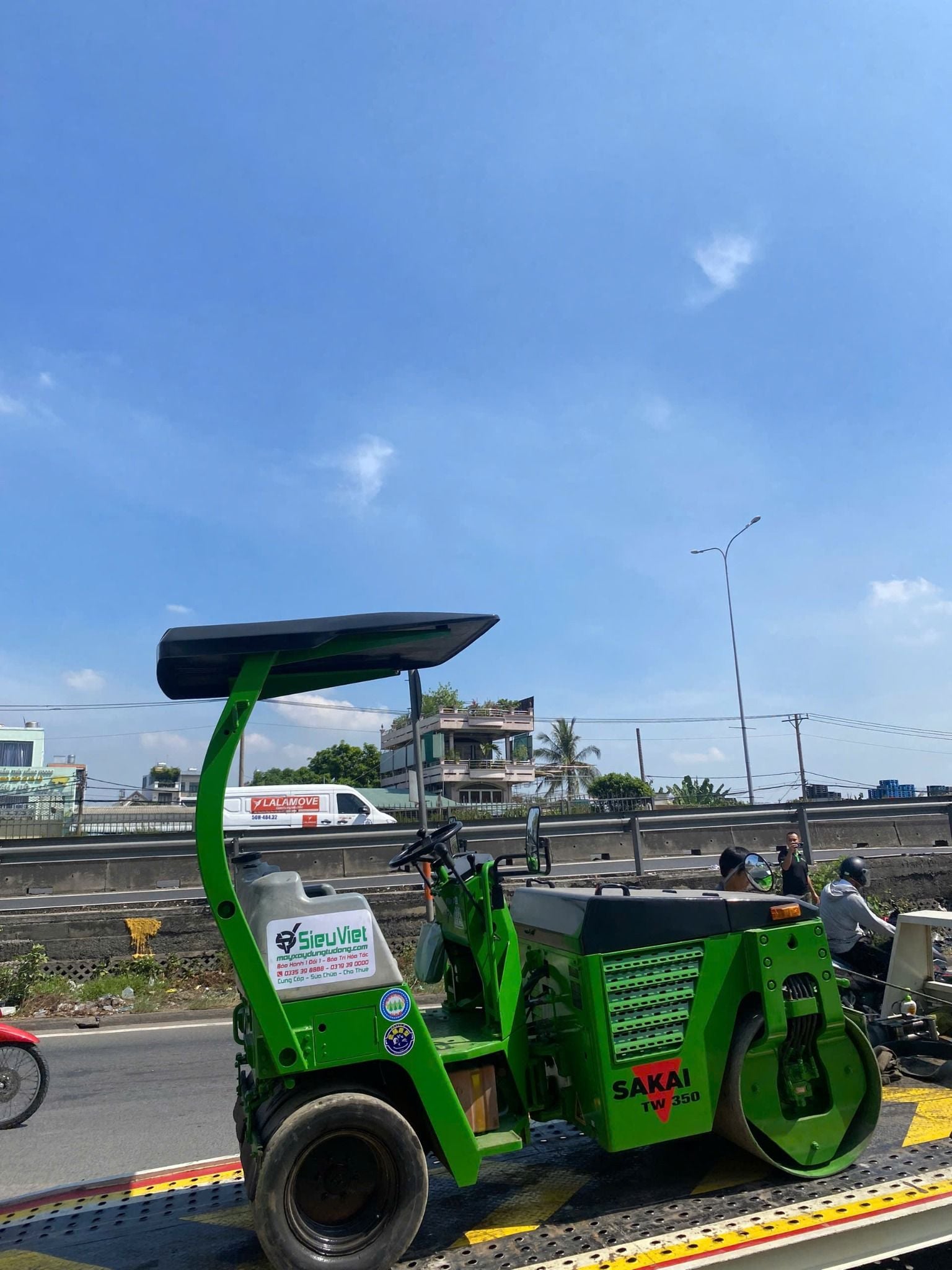 Phí vận chuyển xe cứu hộ - xe kéo 3 tấn - Chuyên kéo xe lu 1-3 tấn