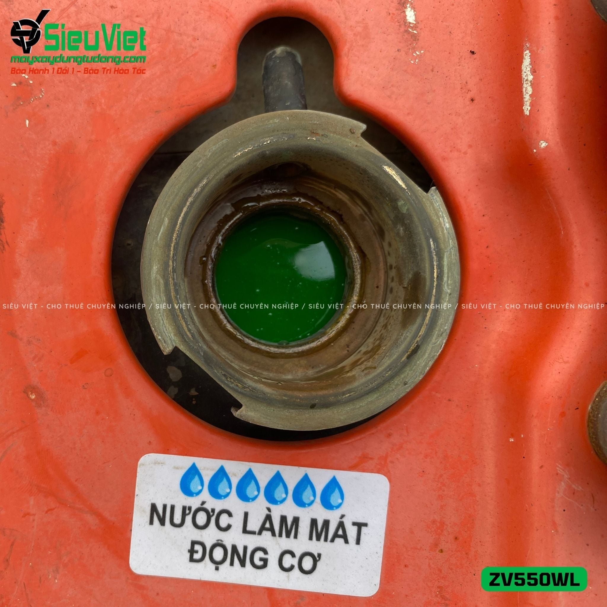 Xe lu rung dắt tay 583Kg Hitachi ZV550WL Nhật Bản (10193)