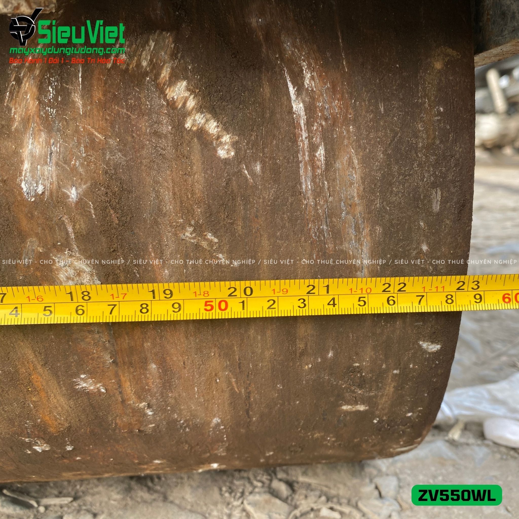 Xe lu rung dắt tay 583Kg Hitachi ZV550WL Nhật Bản (10193)