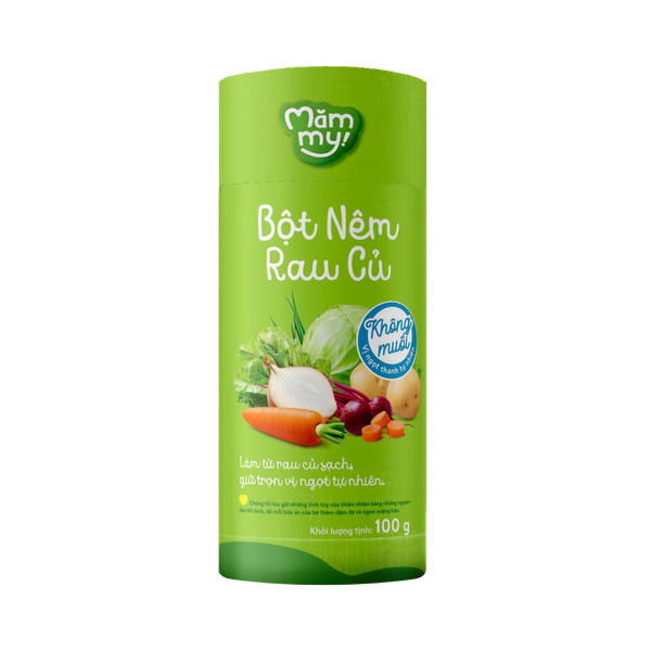 Bột nêm rau củ ăn dặm không muối Mămmy