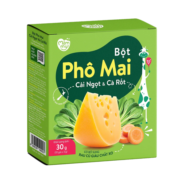 Bột phô mai cải ngọt và cà rốt Mămmy