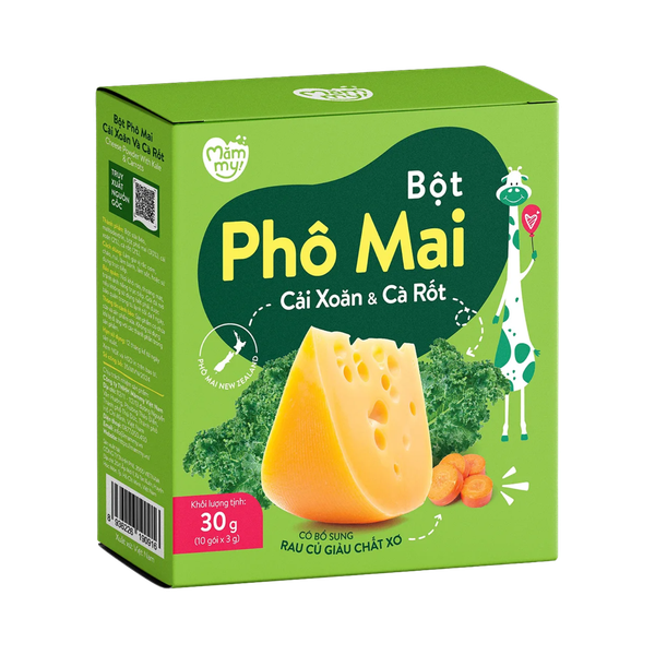 Bột phô mai cải xoăn và cà rốt Mămmy