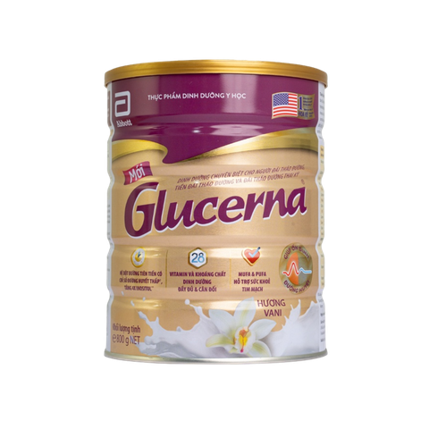 Sữa bột Abbott Glucerna hương vani 800g (dành cho người tiểu đường)