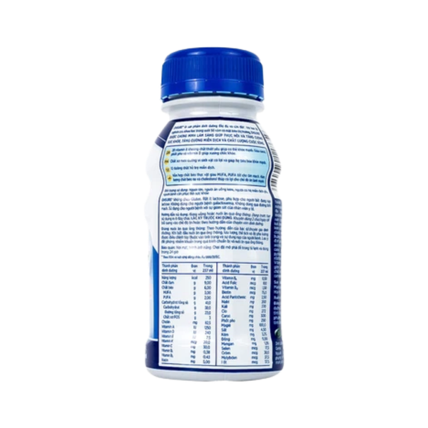 Sữa nước Ensure hương vani 237ml (lốc 6 chai, thùng 4 lốc)