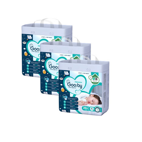 Combo 3 gói Tã quần Gooby Premium Đêm XL-28 (11 - 16 kg)