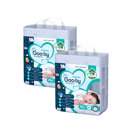 Combo 2 gói Tã quần Gooby Premium Đêm XXL-26 (14 - 20 kg)