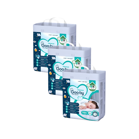 Combo 3 gói Tã quần Gooby Premium Đêm XXXL-24 (20-35 kg)