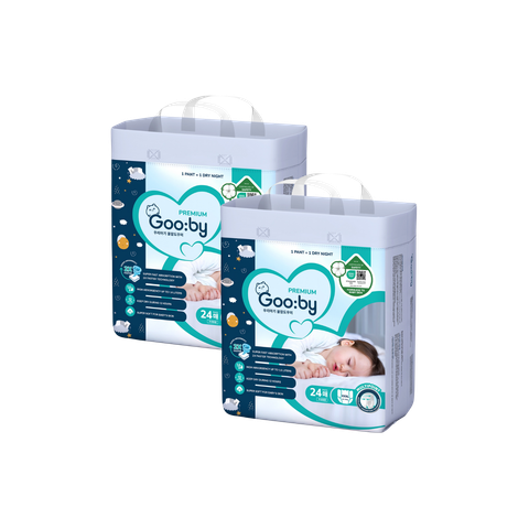 Combo 2 gói Tã quần Gooby Premium Đêm XXXL-24 (20-35 kg)