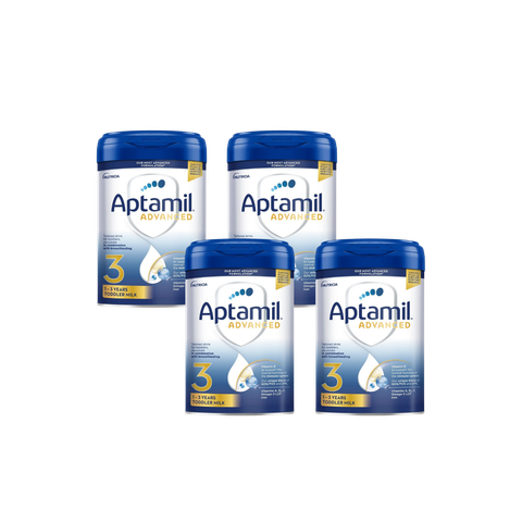 Combo 4 lon Sữa Aptamil Advanced Anh số 3 (800g) cho bé từ 12-36 tháng tuổi