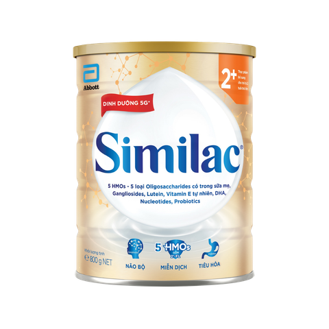 Sữa Similac số 2+ (800g) dinh dưỡng 5G cho bé từ 2 tuối