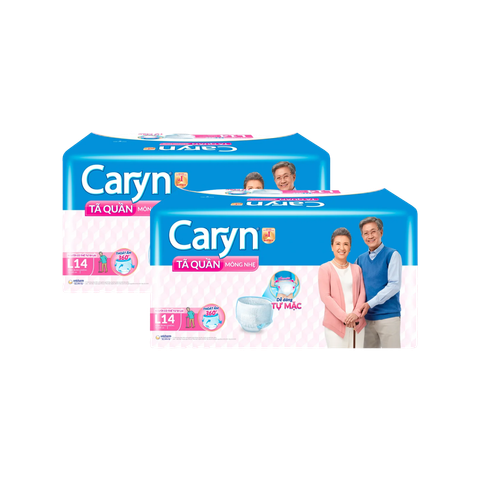 Combo 2 gói Tã quần Caryn L-14