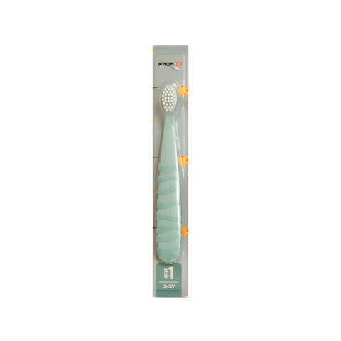 Bàn chải đánh răng cho bé K-mom Hàn Quốc 2-5 tuổi (xanh ngọc)
