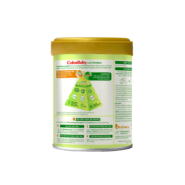 Combo 2 lon Sữa Colosbaby Lactoferrin 1+ 400g (12-24m)