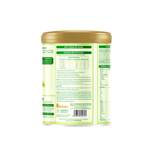 Sữa Colosbaby Lactoferrin 0+ 800g (0-12m)