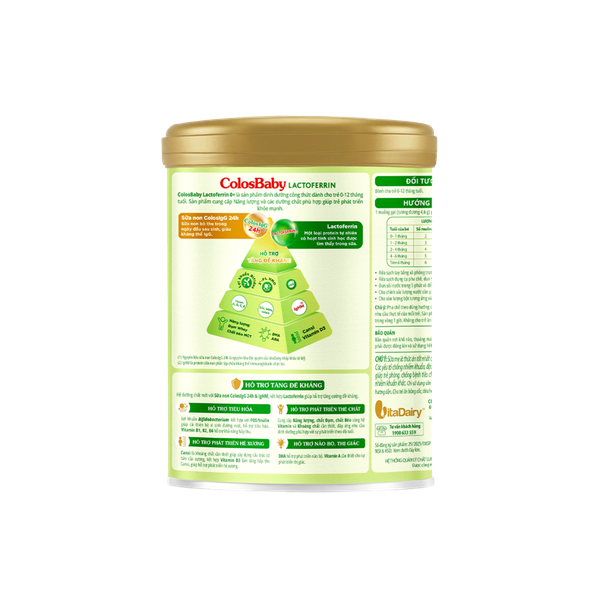 Sữa Colosbaby Lactoferrin 0+ 800g (0-12m)
