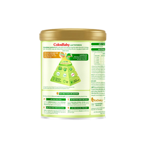 Combo 2 lon Sữa Colosbaby Lactoferrin 0+ 800g (0-12m)
