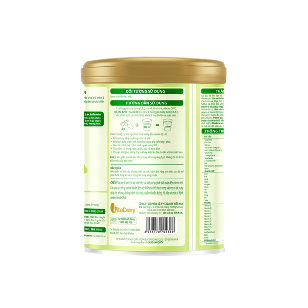 Combo 2 lon Sữa Colosbaby Lactoferrin 2+ 800g (>24m)