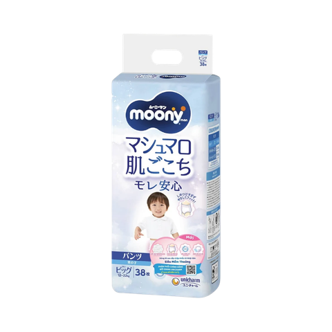 Tã Moony Xanh Quần XL-38 (12 - 22 kg)