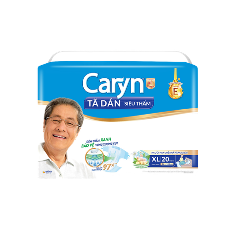 Tã dán cho người lớn Caryn siêu thấm size ML 20 miếng (bán nguyên bịch)