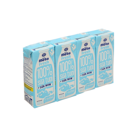 Sữa tươi Meta Fresh lợi khuẩn 20 tỷ 180ml (Nutricare)