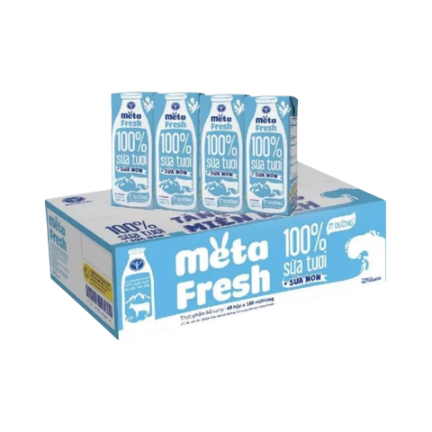 Sữa tươi Meta Fresh lợi khuẩn 20 tỷ 180ml (Nutricare)