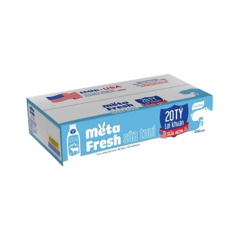 Sữa tươi Meta Fresh 20 tỷ lợi khuẩn 110ml (Nutricare)