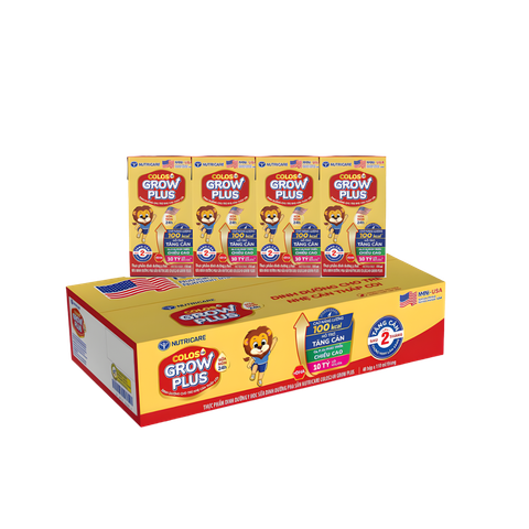 Sữa bột pha sẵn Nutricare Colos 24h Grow Plus 110ml (lốc 4 hộp)