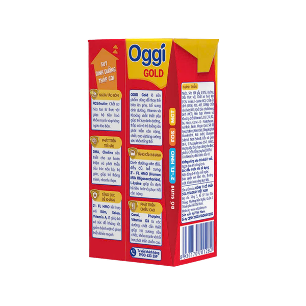 Sữa BPS Oggi biếng ăn 110ml cho bé từ 1-10 tuổi (lốc 4 hộp)