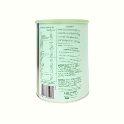 Combo 2 lon Sữa dê Baby Steps số 2 (900g) cho bé từ 6-12 tháng tuổi