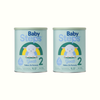 Combo 2 lon Sữa dê Baby Steps số 2 (900g) cho bé từ 6-12 tháng tuổi