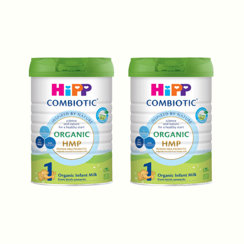Combo 2 lon Sữa HiPP Organic Combiotic số 1 800g (0-6 tháng tuổi)