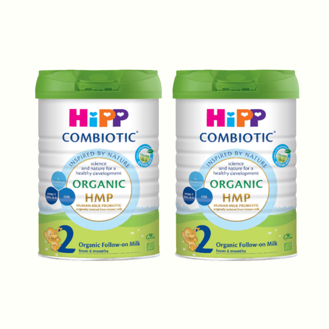 Combo 2 lon Sữa HiPP Organic Combiotic số 2 800g (6-12 tháng tuổi)
