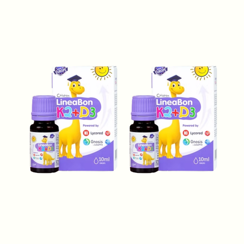 Combo 2 chai LineaBon K2+D3 nhỏ giọt (10ml)- Hỗ trợ phát triển chiều cao & xương