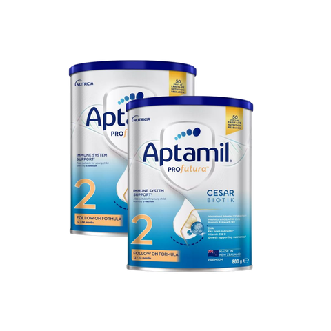 Combo 2 lon Sữa Aptamil New Zealand số 2 (800g) cho bé từ 12-24 tháng tuổi