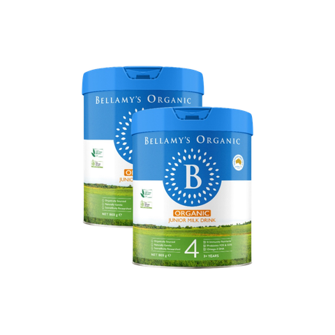 Combo 2 lon Sữa Bellamy’s Organic 8HMO số 4 (800g) cho bé từ 3 tuổi