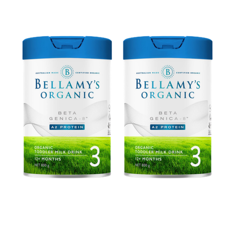 Combo 2 lon Sữa Bellamy’s Organic đạm A2 số 3 (800g) cho bé từ 1-2 tuổi