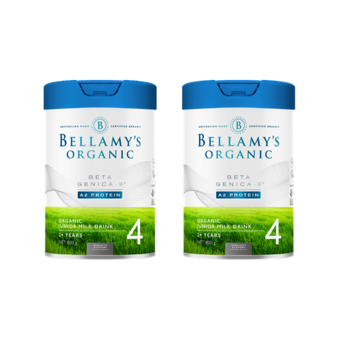 Combo 2 lon Sữa Bellamy's Organic đạm A2 số 4 (800g) cho bé trên 2 tuổi