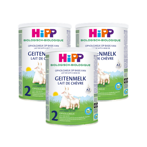 Combo 3 lon Sữa dê HiPP Organic số 2 400g (6-12 tháng tuổi)