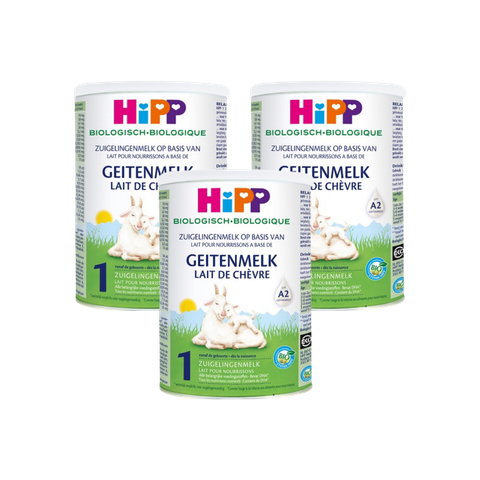Combo 3 lon Sữa dê HiPP Organic số 1 400g (0-6 tháng tuổi)