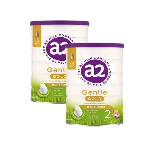 Combo 2 lon Sữa A2 Gentle Gold Premium số 2 (800g) cho bé từ 6 đến 12 tháng tuổi