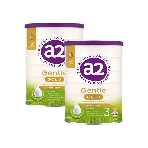 Combo 2 lon Sữa A2 Gentle Gold Premium số 3 (800g) cho bé từ 12 đến 36 tháng tuổi
