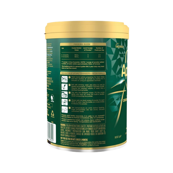 Sữa Aptamil Essensis Úc số 2 (900g) cho bé từ 6-12 tháng tuổi