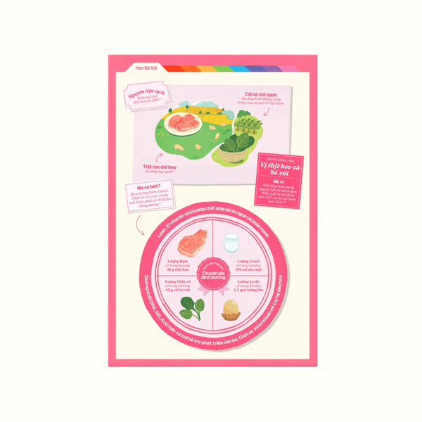 Bột  ăn dặm Ridielac Heo Bó Xôi 200g (7-24 tháng)