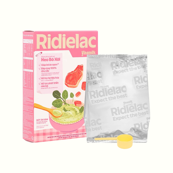 Bột  ăn dặm Ridielac Heo Bó Xôi 200g (7-24 tháng)